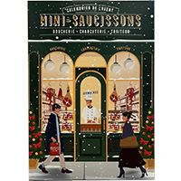 Calendrier de l'avent mini saucissons